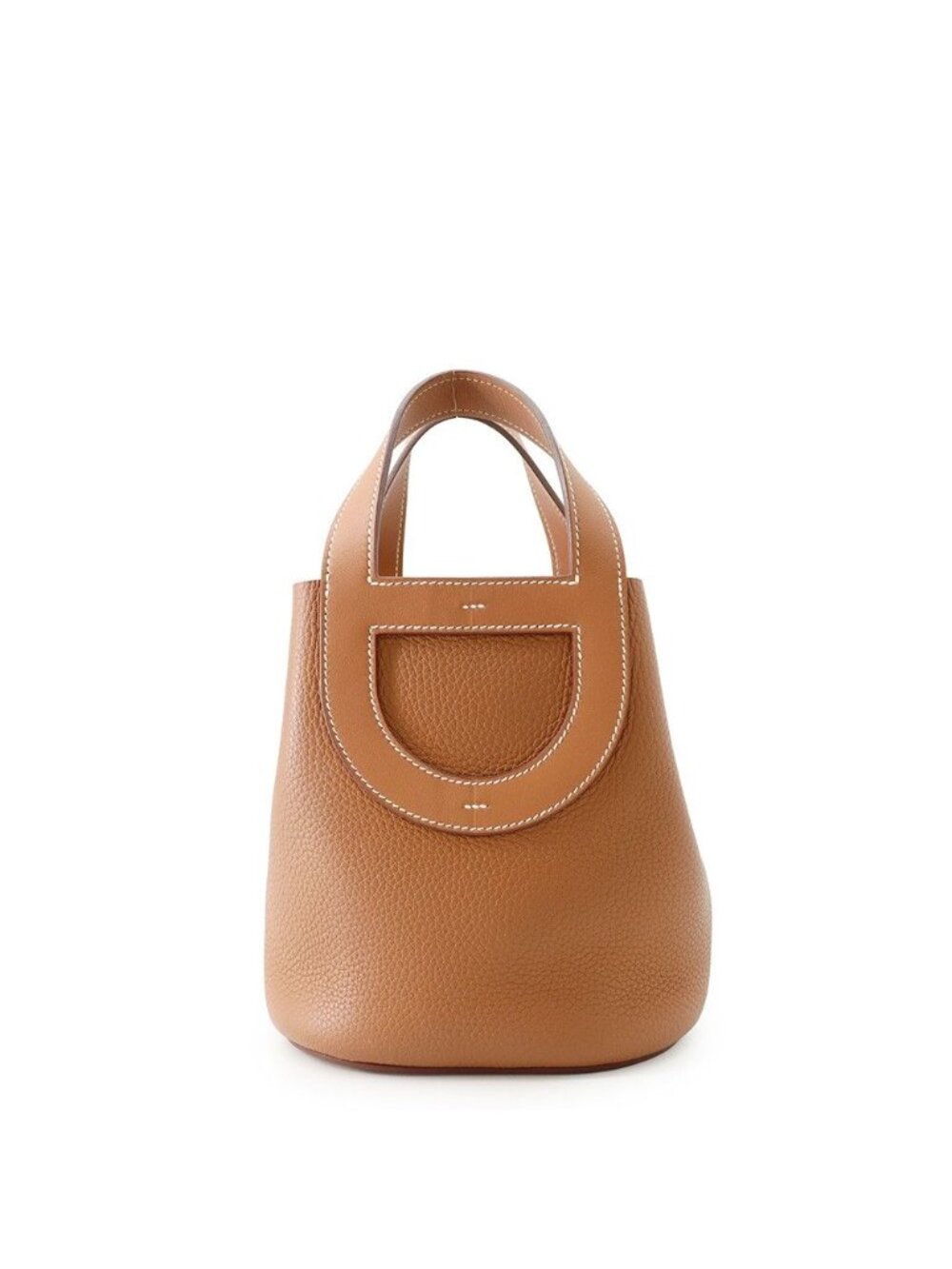 Hermes Tote Bag in the Loop 18 Gold Taurillon Clemence Swift